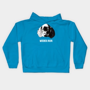 Wiener Mom Dachshund Design Kids Hoodie